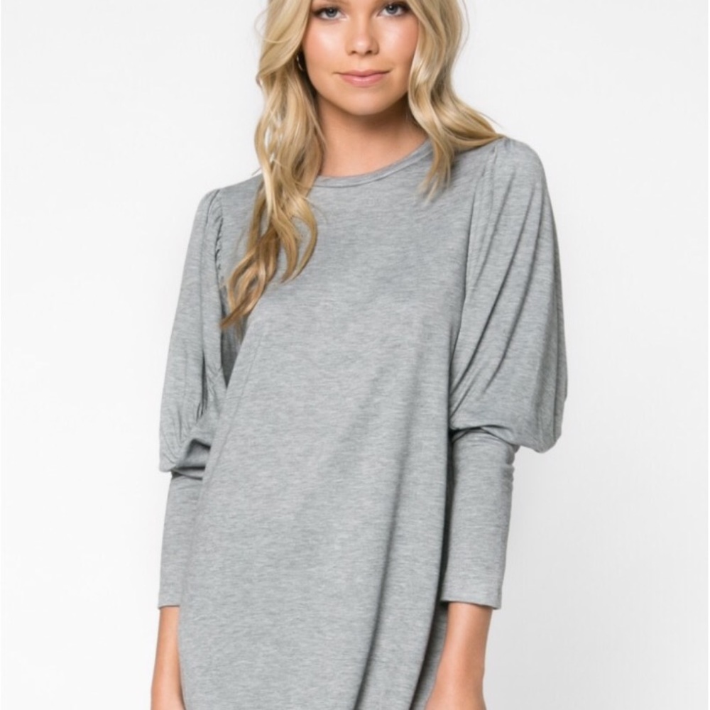 Ballon sweater dress